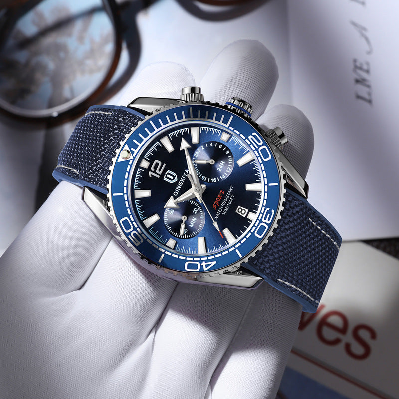 Luxurious and fashionable men's quartz watches