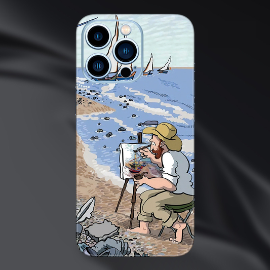 Van Gogh Painting by the Sea iPhone Case