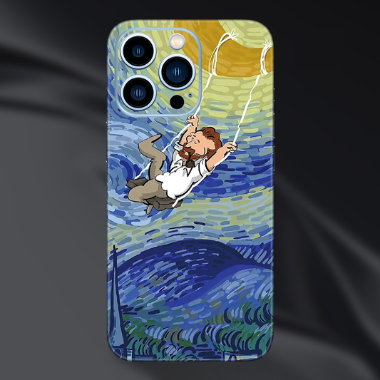 Van Gogh Swinging on a Swing iPhone Case